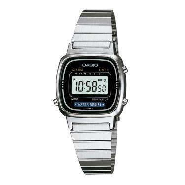 Imagem de Relógio Casio Feminino Ref:La670wa-1df Vintage Prateado