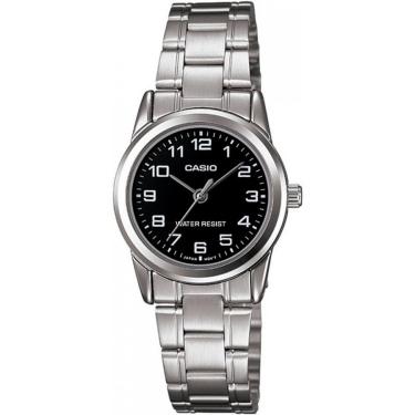 Imagem de Relógio Casio Feminino Ref:Ltp-V001d-1budf Clássico Prateado