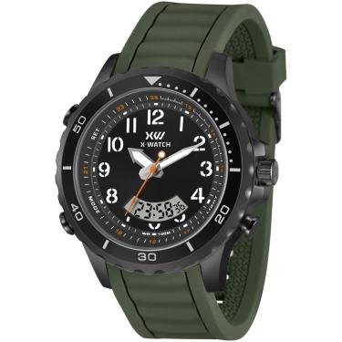Imagem de Relógio X-Watch Masculino Ref: Xmnpa021 P2ex Anadigi Black