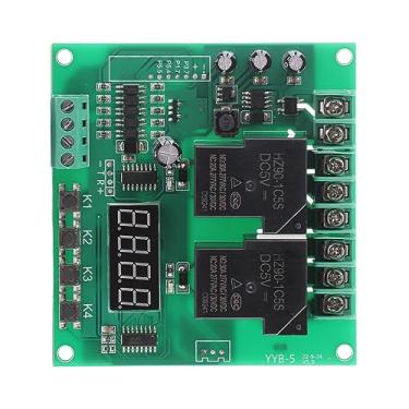 Imagem de Placa de controle de motor YYB 5, módulo de relé de 6 funções com temporização ajustável de 0,1s a 999min, para válvula solenoide CC AC 7V 27V bomba de luz
