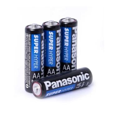Imagem de Pilha Panasonic Comum Pequena Aa Cartela Com 4 Unidades