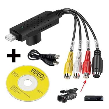 Imagem de Easy Cap Placa De Captura De Vídeo Usb 2.0 Ps3 Xbox 360 Pc