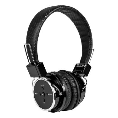 Imagem de Fone Bluetooth Over-Ear Dobrável com Som Hi-Fi, 8h de Bateria e Conexão Estável - Bluetooth Microfone Som | Cor:Preto