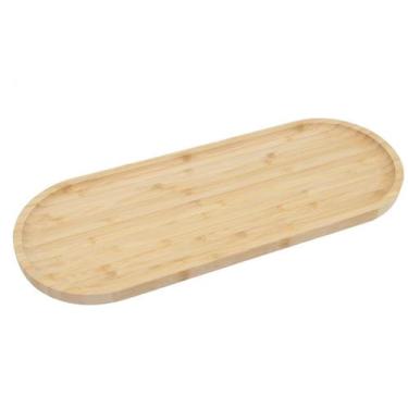 Imagem de Bandeja De Bambu 40 Cm P/ Servir Petiscos, Frios Lovely Vibe