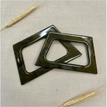 Imagem de Alça de Resina Trapézio (PAR) lançamento - Elegance Armarinho e Aviame