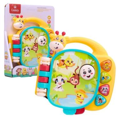 Imagem de Brinquedo Interativo Infantil Livrinho Musical Com Luz - Castela - Cas