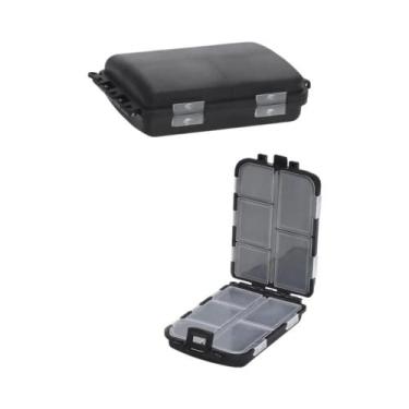 Imagem de Caixa De Pesca Com 10 Compartimentos Dupla Face Multifuncional Para Ar