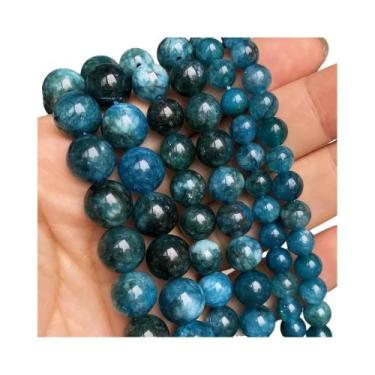 Imagem de Contas Redondas De Pedra Natural Calcedônia Jade 6/8/10mm Soltas Para 