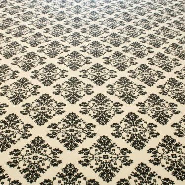 Imagem de Tecido Decoração Estampado Arabesco 1,42 M Largura Preto