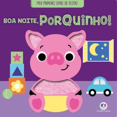Imagem de Livro - Boa noite, porquinho! - Livro de Feltro
