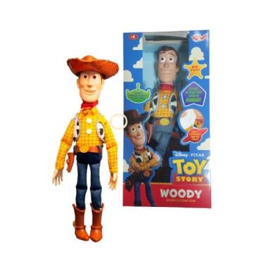 Imagem de Boneco Falante Xerife Woody Toy Story Articulado de Cordinha - Toyng