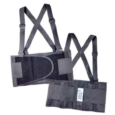 Imagem de Cinta Ergonômica Abdominal Black Belt Comfort EPI Proteção Lombar Volk