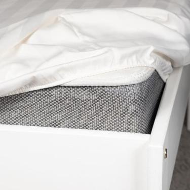 Imagem de Saia Para Cama Box Casal Malha 100% Algodão 30cm - Fit Box, Preto, Pre