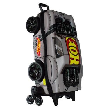 Imagem de Mala Infantil Night Shifter 3D com Rodinhas - Cinza - MAX TOY