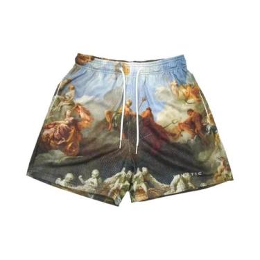 Imagem de Shorts De Verão Em Malha Para Homens, Calças Casuais De Fitness Para H