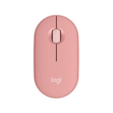 Imagem de Mouse sem fio Logitech Pebble 2 M350s com Clique Silencioso, Conexão Bluetooth e Pilha Inclusa- Rosa