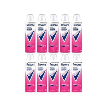 Imagem de Kit Rexona Desodorante Power Dry Aerosol  - 150ml 10 Unidades