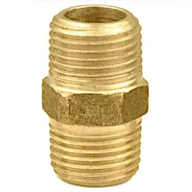 Imagem de Niple Duplo De Latão M1-2""xm1-2"" - - Ramo Niple Duplo De Latão M1-2"