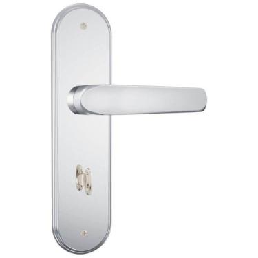 Imagem de Fechadura Genoa 1620-09 Espelho Largo Em Inox Para Banheiro - 33598 - 
