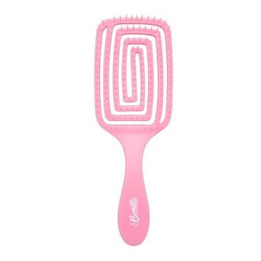 Imagem de Escova De Cabelo Raquete Em Espiral Linha Flex Wety Bonitta, Rosa