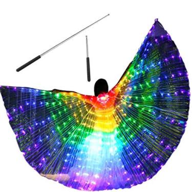 Imagem de Asas de Fada com LED Coloridas - Para Adultos e Crianças, adulto (140 