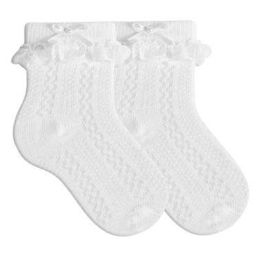 Imagem de Kit 06 Pares de Meia Infantil Bebê Duck Festa, P