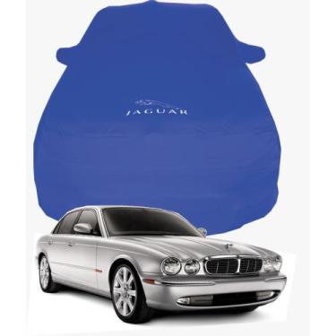 Imagem de Capa de Carro Jaguar XJ6 Tecido  Lycra Premium - Cadilhe Capas, Azul R