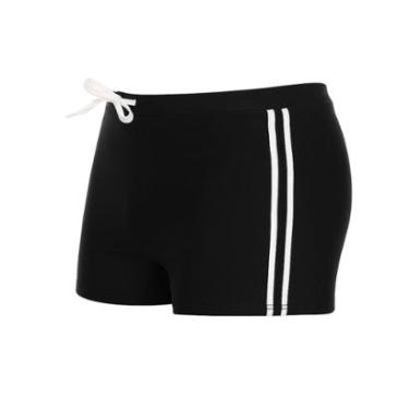Imagem de Sunga Boxer Masculina Box Praia Piscina Verão Forrada Vih Triny Preto-Masculino