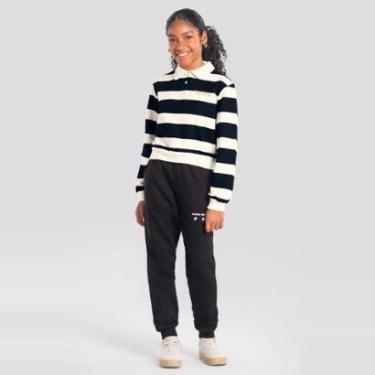 Imagem de Blusão polo teen menina listrado Brandili Young-Feminino