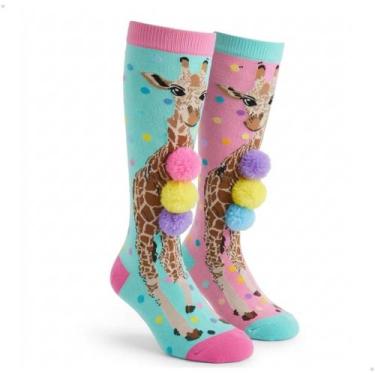 Imagem de Meias Altas Malucas Divertidas Infantil Juvenil Colorida 3d - BBH, Gir