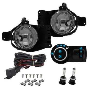 Imagem de Kit Farol de Milha Neblina Onix 2012 até 2014 Prisma Cobalt e Spin 201