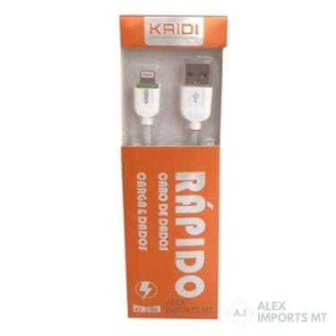 Imagem de Cabo Usb Kaidi iPhone 5 5s 6 6s 8 8 de Boa Qualidade - A.R Variedades 
