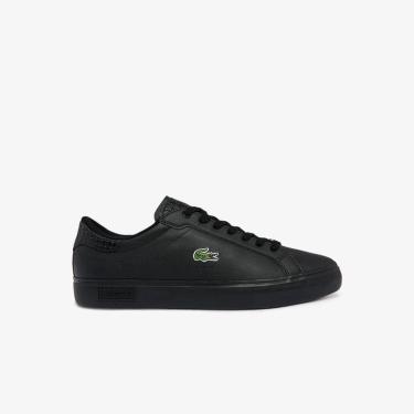 Imagem de Tênis De Couro Masculino Lacoste De Estampa De Réptil Powercourt-Masculino