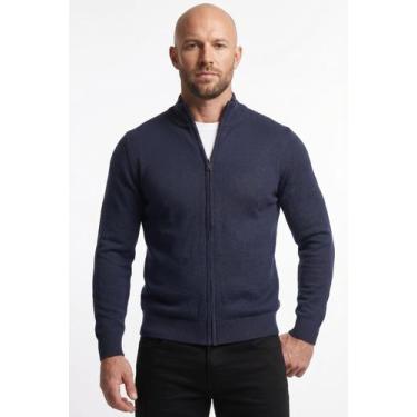 Imagem de Jaqueta masculina malha leve 69225 - - Kloze, Azul marinho, M