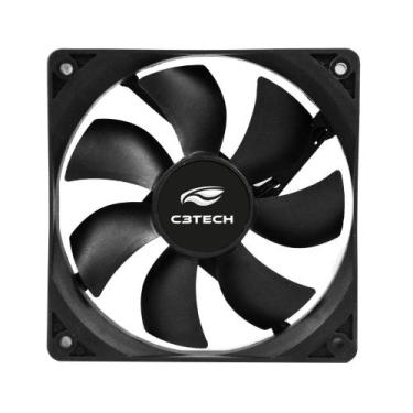 Imagem de Cooler Fan Para Gabinete C3Tech 8cm 80mm Preto F7-Mb10k