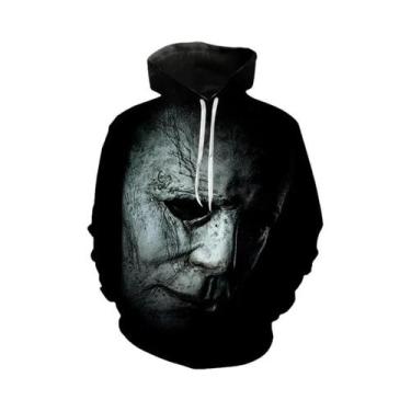 Imagem de Hoodie 3D De Halloween Horror Michael Myers Para Homens, Mulheres E Cr