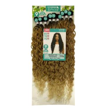 Imagem de Cabelo Orgânico Cacheado Beleza Plus 320g Fibra Natural para Alongamen