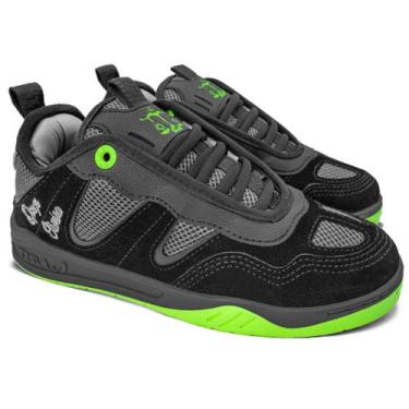 Imagem de Tênis Tesla Shine Black Neon, Preto, 38, Unissex