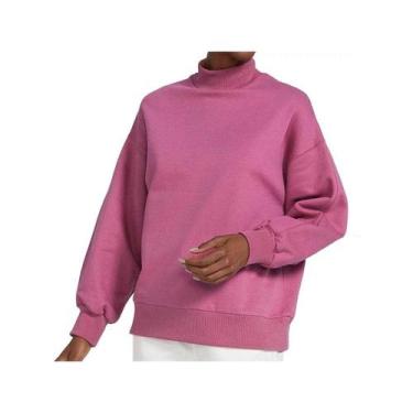 Imagem de Blusao Hering De Moletom Feminino 060D Rosa Antigo, G, Rosa antigo
