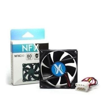 Imagem de Cooler Gabinete Ventoinha Fan 80x80x25 Nfx Conector Molex