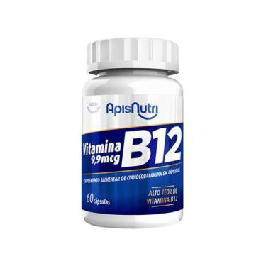 Imagem de Vitamina B12 9,9mcg 60 Cáps - ApisNutri - ApisNutri 
