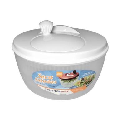 Imagem de Centrífuga Secadora de Folhas Salada Legume Manual Manivela 4 L - doct