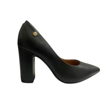 Imagem de Sapato vizzano salto bloco ref:1285.400 feminino, Preto, 37