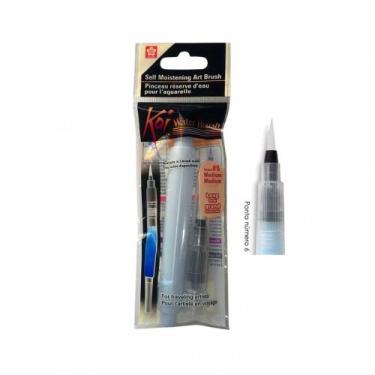 Imagem de Pincel Artistico Koi Water Brush Longo N6 XQRN-M - SAKURA