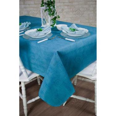 Imagem de Toalha de Mesa Retangular em Tecido Impermeável Acqua Linea Sapucaia A