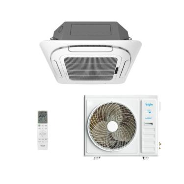 Imagem de Ar Condicionado Split Cassete 4 Vias Elgin Wi-Fi 48000 BTUs Frio Inverter 220V R32 KXFE...