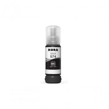 Imagem de Refil de Tinta para Impressora Epson T574 Preta Fotográfica Corante 70ML Kora