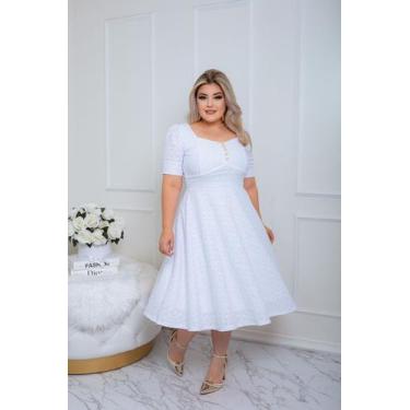 Imagem de Vestido Feminino Godê Moda Evangélica Festa Casamento - LIMA FASHION, 