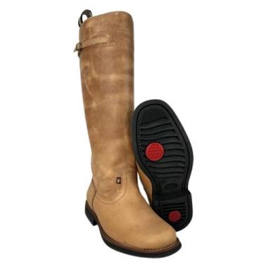 Imagem de Bota Tradiconal Gaúcha Unissex Beretta Couro Marrom Fossil Madeira Ref