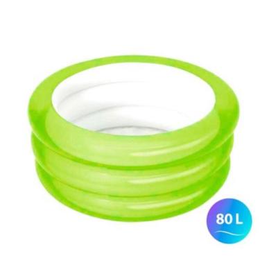 Imagem de Piscina Infantil Inflável 80L 70cm PVC 3 câmaras de ar independente re